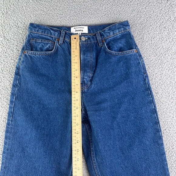 Reformation High Rise Jeans - Blue - Picture 6 of 10